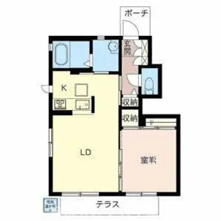 西脇市高田井町(シャーメゾン高田井A)【102号室】の間取り