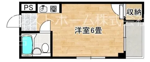 サングレール南旅篭【102号室】の間取り