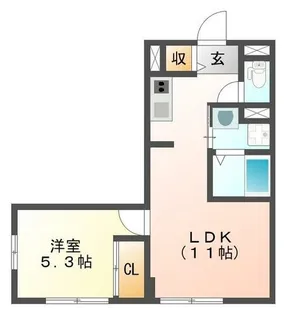 第一不二マンション【106号室】の間取り
