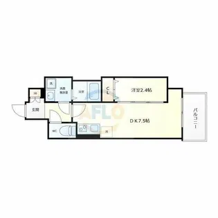 ArtizA南船場【15階】の間取り