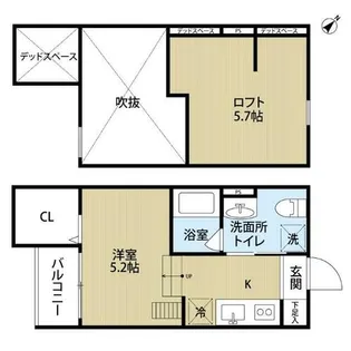 la blanc【1階】の間取り