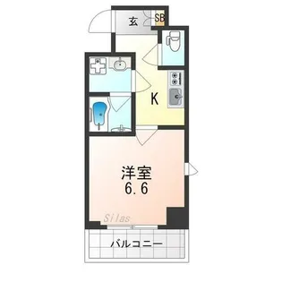アスヴェル京都二条駅前【2階】の間取り