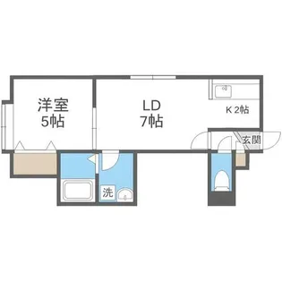 エスポワールII【201号室】の間取り
