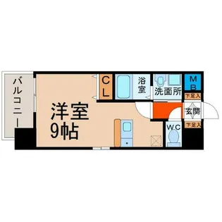 プレサンス名古屋STATIONザ・シティ【2階】の間取り