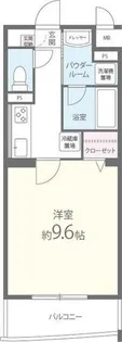 大阪府豊中市服部西町2丁目【マンション】の間取り