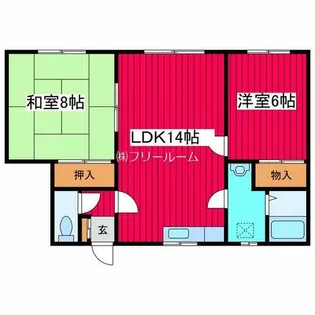 レジデンス91【2階】の間取り