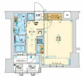 ファーストフィオーレ阿波座アクア【2階】の間取り