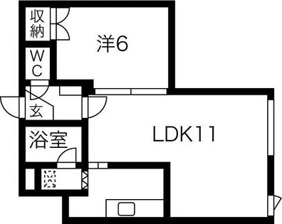 OMレジデンス山の手【2階】の間取り