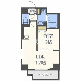 ノーブルスクエア新町【4階】の間取り