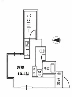 ヴィラタワー谷町【12階】の間取り