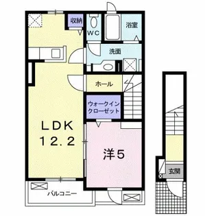 トイロ高師【2階】の間取り