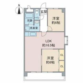 グリーンヒルズ浅井【1階】の間取り