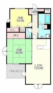 STムアナ【4階】の間取り