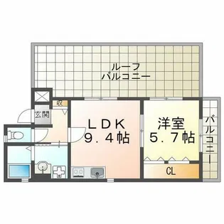 エクリュ フェリーチェ【3階】の間取り