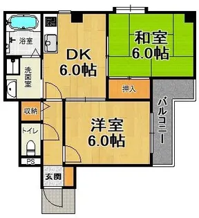 ハイツT’s【3階】の間取り