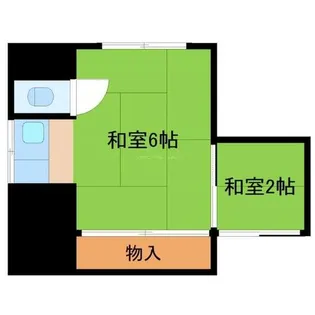 兵庫県尼崎市大物町1丁目【アパート】の間取り