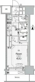 メイクス矢場町【9階】の間取り