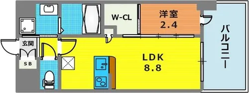 セレニテ神戸西アリエ【11階】の間取り