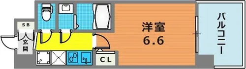 セレニテ神戸西アリエ【10階】の間取り