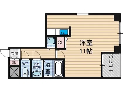クレアール【4階】の間取り
