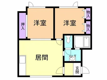 さくらハイツ【101号室】の間取り