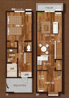セザンヌ神野新田2【137号室】の間取り