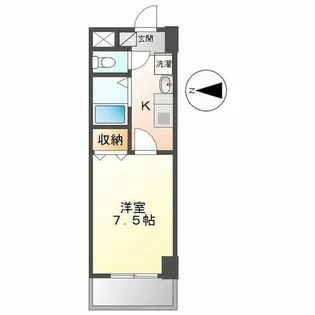 アスティオス港楽【1階】の間取り