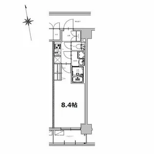 S-RESIDENCE今池beleta【5階】の間取り