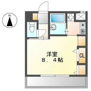 Apt.浄心【2階】の間取り