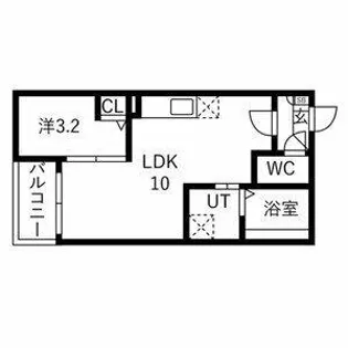 Jack inakamiⅠ【3階】の間取り