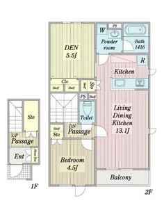 (仮称)N様平町一丁目計画【2階】の間取り