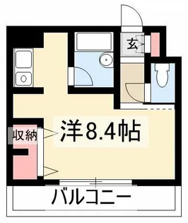 Apt.浄心【203号室】の間取り