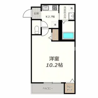 フジパレス今川Ⅴ番館【202号室】の間取り