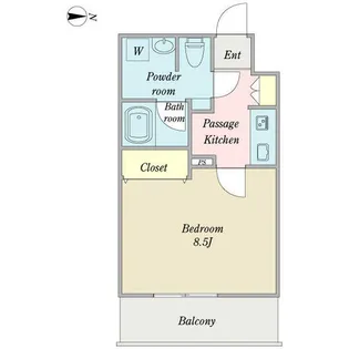 プロシード大須【0502号室】の間取り