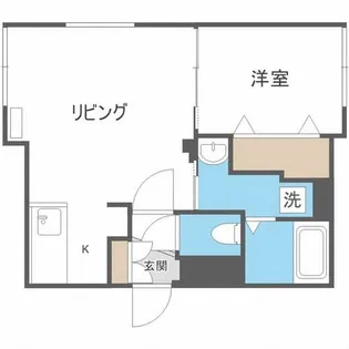 セレナーデ北円山【1階】の間取り