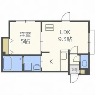 ルミエール宮の森2-8【1階】の間取り