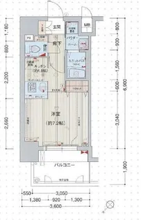 プレサンス新栄リミックス【1204号室】の間取り