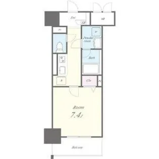 シャルマンソワレ名駅【5階】の間取り