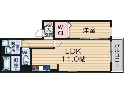ストーク小野原【1階】の間取り