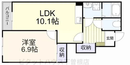 リバーヒルズNK【1階】の間取り