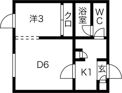 セトル南10条【2階】の間取り
