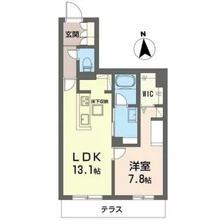グランドゥール中小阪【1階】の間取り