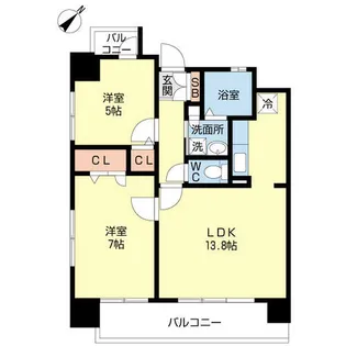 グランツ白金【0902号室】の間取り