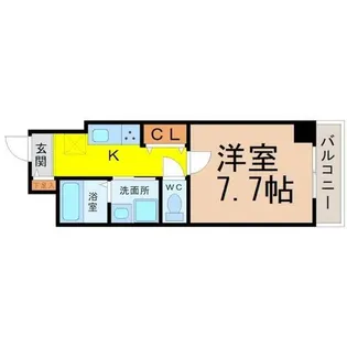 1Kの間取り画像
