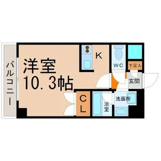シティライフ池下西【3階】の間取り
