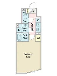 LUORE池下【1階】の間取り