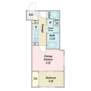 LUORE池下【2階】の間取り