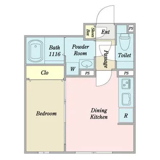 LUORE池下【2階】の間取り