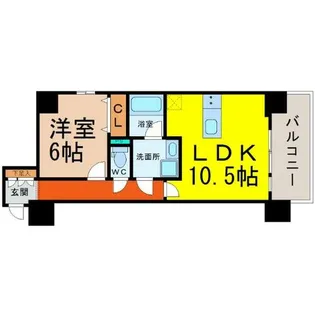 プレサンス錦ラウム【15階】の間取り