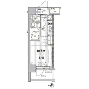 メイクスアート金山SOUTH【4階】の間取り